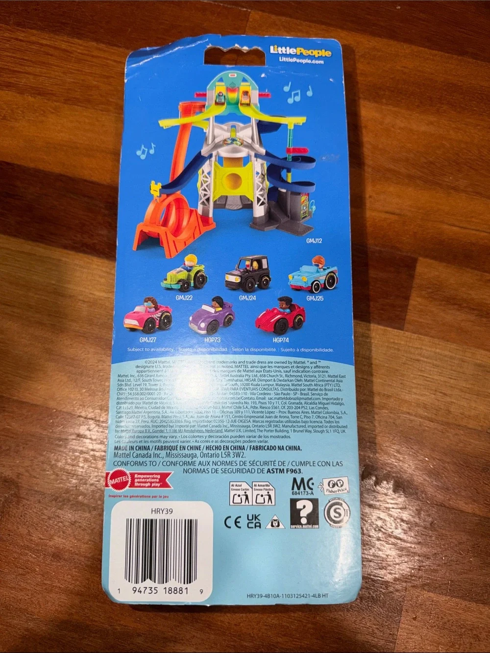 Fisher Price Little People Little Wheelies 3 pack new in box